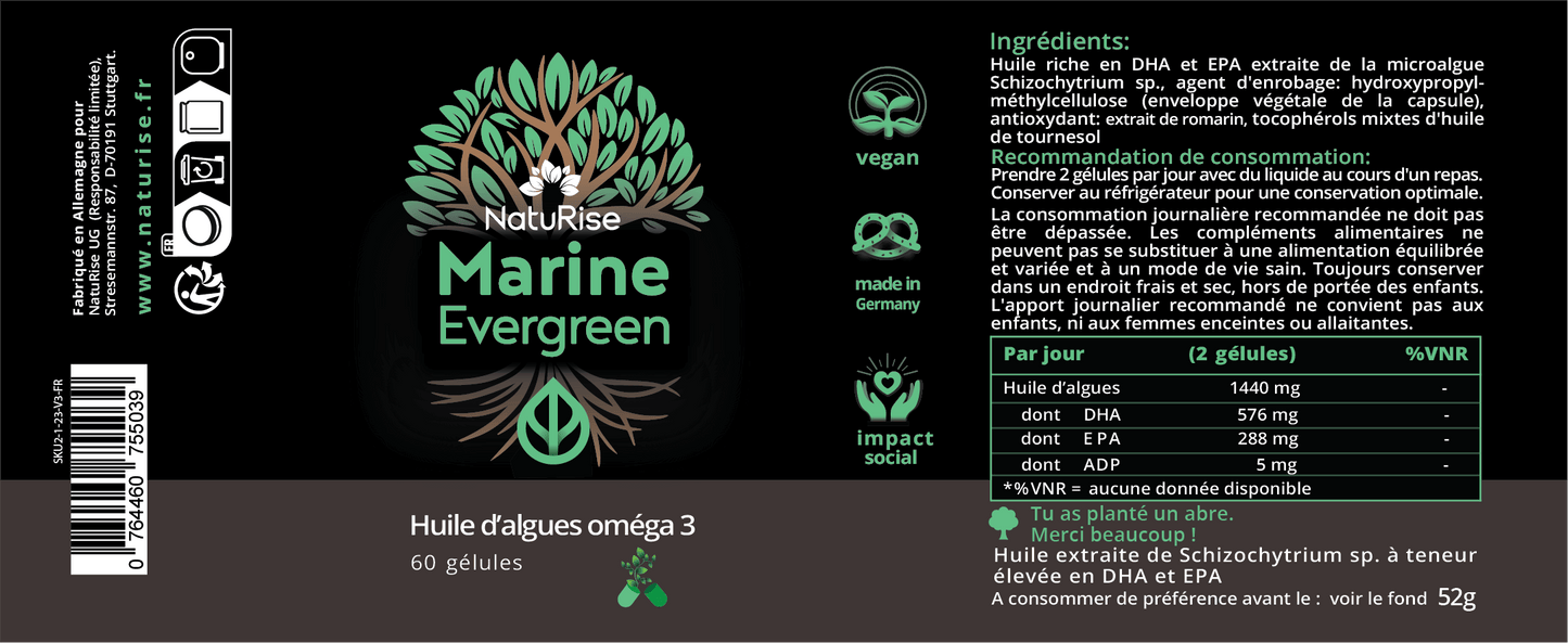 Coffret Expérience - Huile d'algues