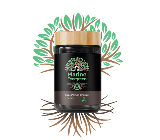Huile d'algues oméga 3 (60 gélules)
