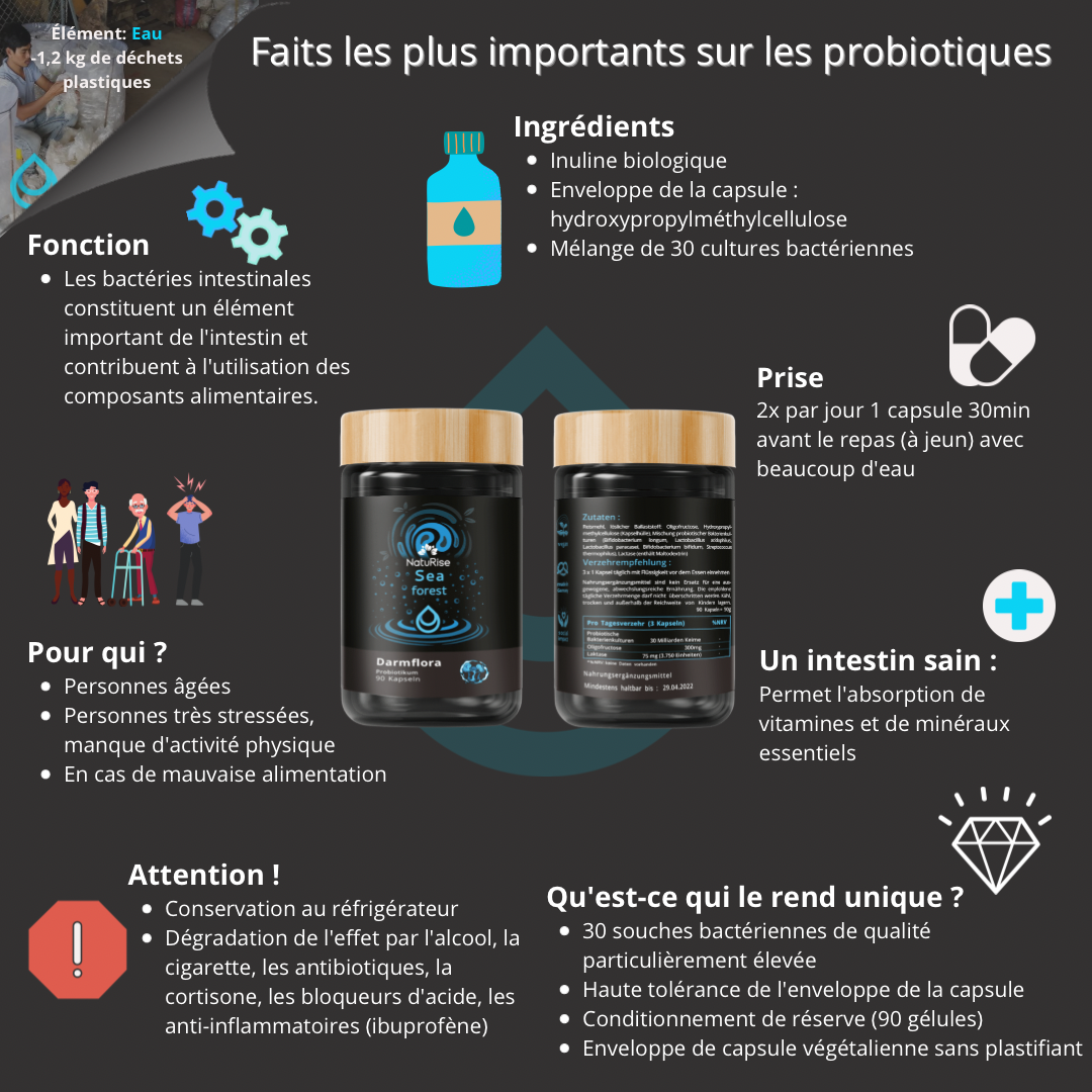 Probiotiques (90 gélules)