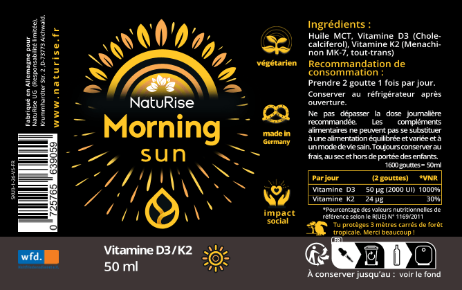 Vitamine D3/K2 (50ml)